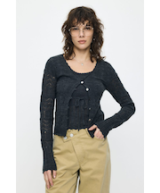 MIXED EYELET ENSEMBLE トップス