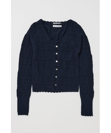 MIXED EYELET ENSEMBLE トップス