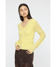 MIXED EYELET ENSEMBLE トップス