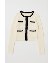 FANCY YARN BI COLOR カーディガン