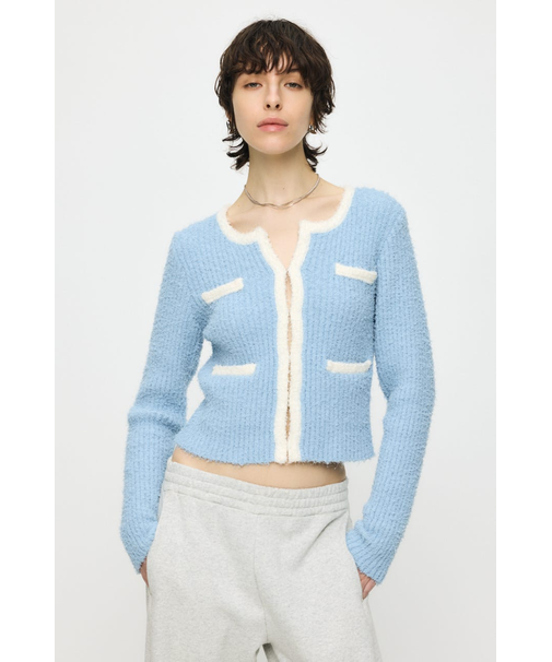 FANCY YARN BI COLOR カーディガン