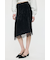 LACE TRIM VELVET スカート