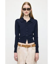 HIGH GAUGE KNIT シャツ