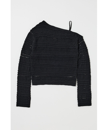 RANDOM STRIPE OFF SHOULDER トップス