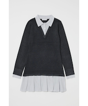 LAYERED KNIT ミニドレス