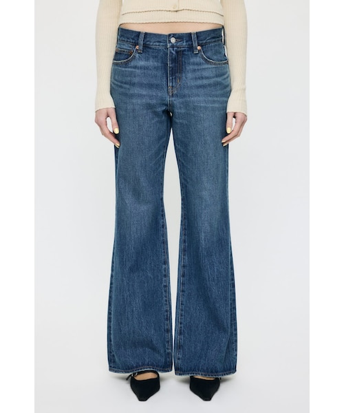 MOUSSY MIDRISE FLARE パンツ BLU 1 MIDRISE FLARE パンツ｜マウジーの通販｜&mall（アンドモール）三井