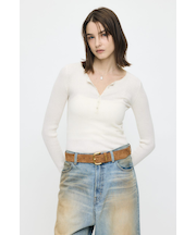 CALM TOUCH HENRY NECK トップス