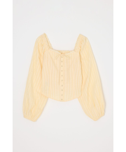 LACE TRIMMED CORSET ブラウス