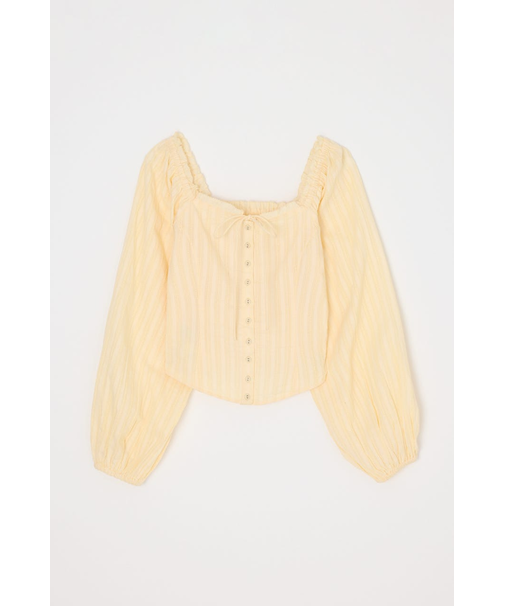 LACE TRIMMED CORSET ブラウス