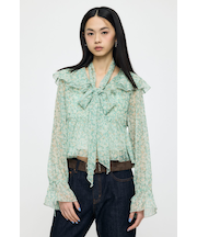 BOW TIE CHIFFON ブラウス