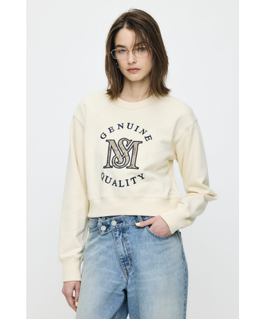MOUSSY MONOGRAM LOGO スウェット
