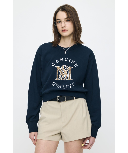 MOUSSY MONOGRAM LOGO スウェット