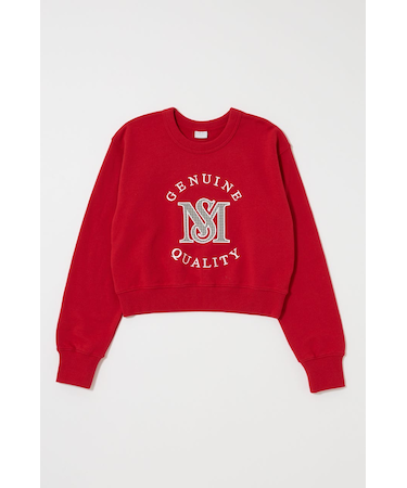 MOUSSY MONOGRAM LOGO スウェット