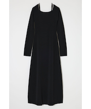 OPEN NECK KNIT LONG ドレス