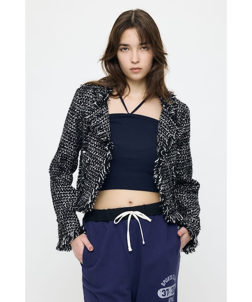MOUSSY 25aw VELVET SHORT JACKET ジャケット VELVET SHORTジャケット｜マウジーの通販｜&mall（アンドモール）三井