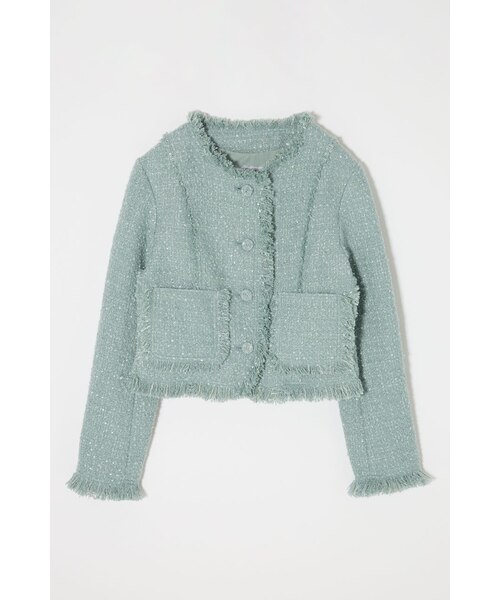 SLACKER TWEED SHORT ジャケット｜マウジーの通販｜&mall（アンド