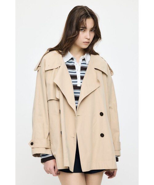 SHORT TRENCH コート｜マウジーの通販｜&mall（アンドモール）三井