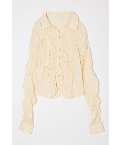 BUTTON UP SHIRRING シャツ