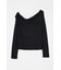 ASYMMETRY TWIST NECK トップス