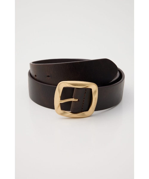 CHUNKY BUCKLE LEATHER ベルト｜マウジーの通販｜&mall（アンドモール