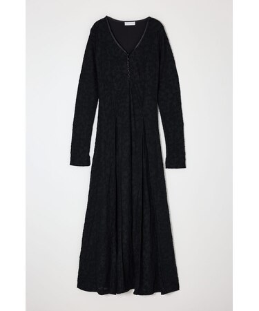 SCOOP NECK MAXI ドレス