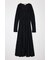SCOOP NECK MAXI ドレス