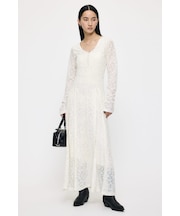 SCOOP NECK MAXI ドレス