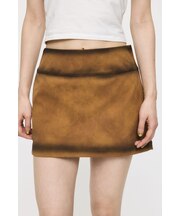 FAUX SUEDE MINI  スカート