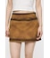 FAUX SUEDE MINI  スカート