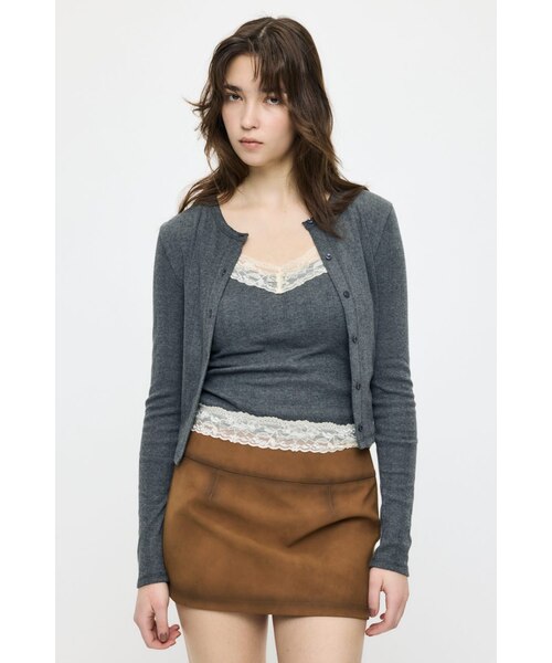 新品未使用タグ付き☆MOUSSY　LACY CAMI AND カーディガン LACY CAMI AND カーディガン｜マウジーの通販｜&mall（アンドモール