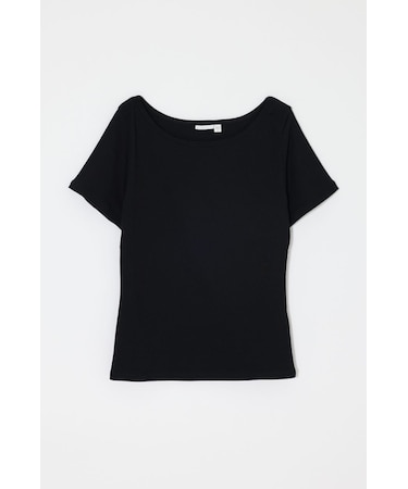 SUVIN GIZA BOAT NECK TEE