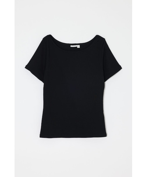 SUVIN GIZA BOAT NECK TEE