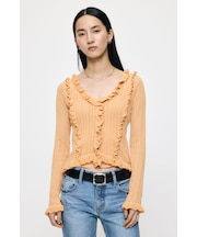 POINTELLE RUFFLE カーディガン＆キャミソール