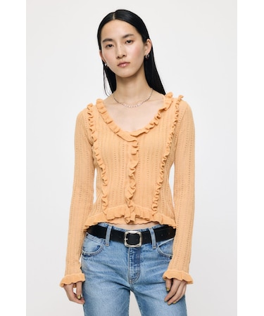 POINTELLE RUFFLE カーディガン＆キャミソール