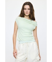 LAYERED OFF SHOULDER トップス