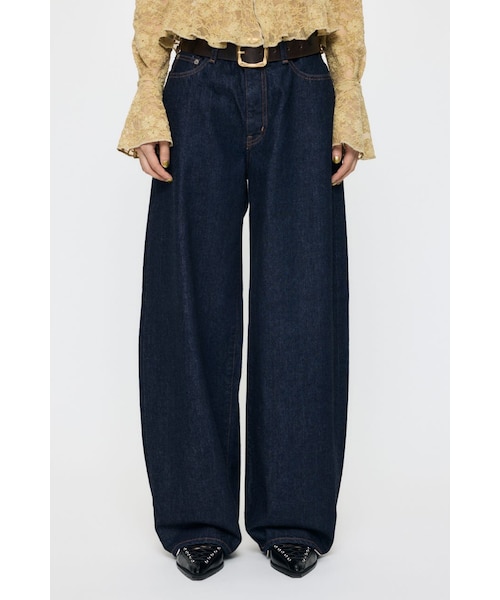 moussy MIDRISE CURVED WIDE ストレート MIDRISE CURVED WIDE ストレート｜マウジーの通販｜&mall（アンド