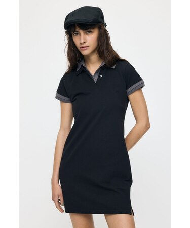 CONTRAST POLO ドレス