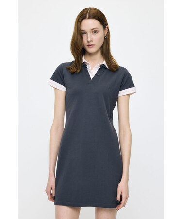 CONTRAST POLO ドレス