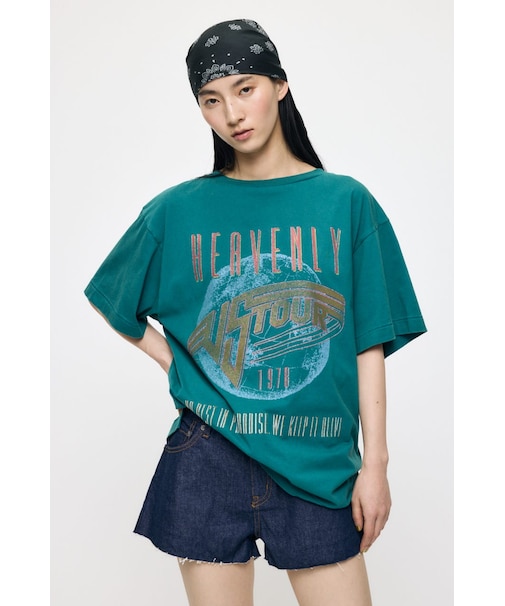 FADED GRAPHIC LOOSE ティ