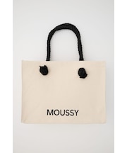 【新生活／大容量】MOUSSY SOUVENIR キャンバスバッグ