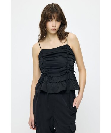 SATIN GATHER キャミ