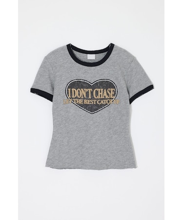 I DON'T CHASE RINGER Tシャツ