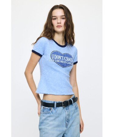 I DON'T CHASE RINGER Tシャツ