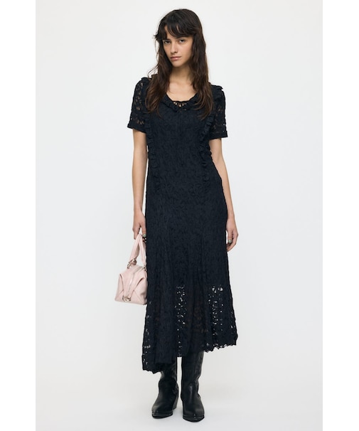 CUT LACE ASYMMETRY ドレス