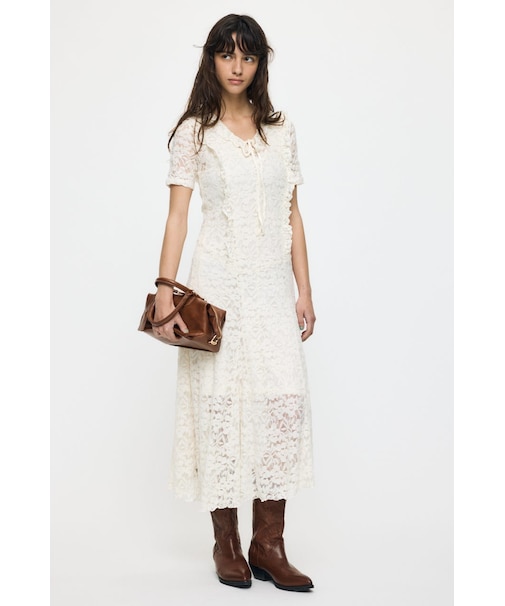 CUT LACE ASYMMETRY ドレス