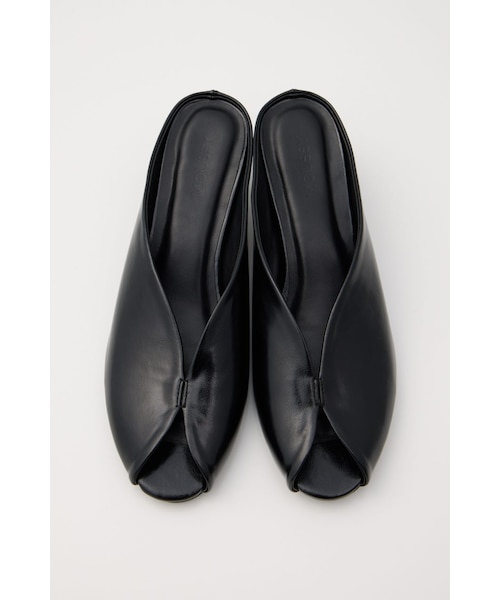 OPEN TOE SQUARE HEEL ミュール｜マウジーの通販｜&mall（アンドモール