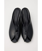 OPEN TOE SQUARE HEEL ミュール
