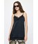 LACE TRIM SATIN キャミ