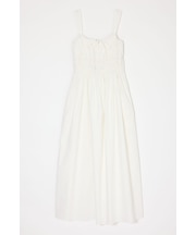 COTTON GATHER CAMI ドレス