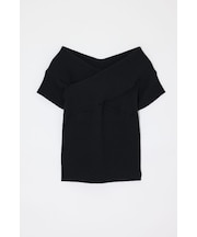 CROSS OFF SHOULDER トップス